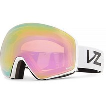 본지퍼 VonZipper JETPACK 유니 스노우 고글 보너스 렌즈 포함 화이트 글로스야생동물 핑크 크롬 533656