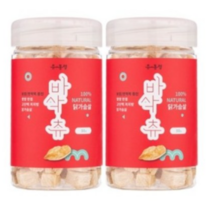 츄통령 바삭츄 동결건조 닭 55g, 닭가슴살, 2개