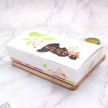 이룸팩 김밥용종이도시락 미소3호500개 일회용종이도시락포장, 없음, 미소도시락 3호 500개