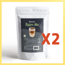토피넛파우더 1kg 토피넛 라떼 시럽 분말 가루, 2개