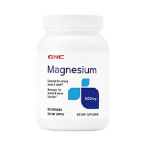 GNC 마그네슘 500mg 글루텐 프리 무설탕+D3+D+D9:V10