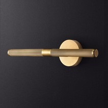 미국 전체 구리 거울 전면 램프 침실 방 캐비닛 현대 욕실 벽, golden, white light, L16 X W17 X H12CM