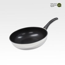 리빙아트 디오바코 스텐레스 티타늄불소수지코팅 인덕션 궁중팬 30cm, 궁중팬(웍) 30CM