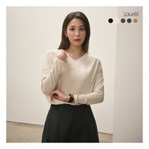 [라우렐] 22FW 워셔블 V넥 티블라우스 5종 택 1