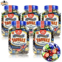 예이니식품 워커스 어쏘티드 토피스&초콜릿 에클레어 5통(450gx5통) 밀크화이트다크, 450g, 5통
