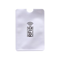 비즈니스 신용 카드 소지자 RFID 차단 슬리브 보호기 방패 홀더 케이스, 검은색