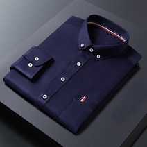 남자 오버핏 셔츠 빅사이즈 우드비 남자청남방 조폭셔츠 긴팔 새 츠 남성 캐주얼 스타일 솔리드 컬러 슬림 핏 비즈니스 드레스 솔리드 컬러 정장 남성 츠