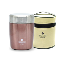핫콤 죽통 겸 도시락 420ml 수능도시락, JBL-420 매트핑크