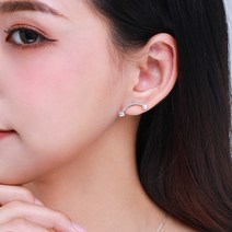 스마일 귀걸이 링 14k 원터치 티파니 Ailmay- 925 스털링 실버 심플한 럭셔리 쉘 진주 여성 여성용 패션 파티 웨딩 약혼 주얼리