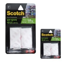 3M 스카치 찍찍이 탈부착 테이프 화이트 duallock 강력접착 첩착, 1개