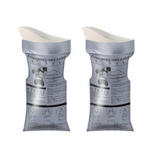 차박매트 차박용품 차박 매트리스 토퍼 준비물 700ml 일회용 소변 가방 야외 비상 휴대용 교통 체증 캠핑 하이킹 자동차 운전 여행 구토, 2pcs