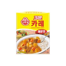 오뚜기 3분 카레 매운맛 200g, 1개