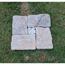 전원주택 정원용 화강암 사각 디딤석 잔디밭 디딤돌 답보석, 판형30X20X5