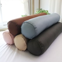 안고자는 순면 원형 솜포함 롱베개 바디필로우, 롱베개 차콜