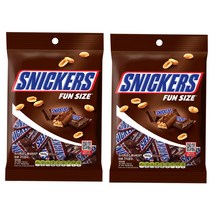 마즈 스니커즈 펀사이즈 초코바, 160g, 2개입