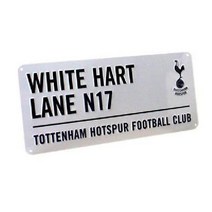 공식 굿즈 토트넘 홋스퍼 FC 거리 표지판 화이트