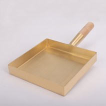 황동 사각 타마고야키 무코팅 계란말이 오믈렛 팬 뚜껑 포함 타마고야끼-180156, 옵션02