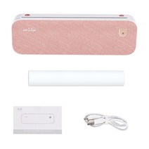 토퍼 커팅기 시트 컷팅기 기계 용지 프린터 감열식 전사 무선 미니 모바일 포토 너비, 04 분홍색