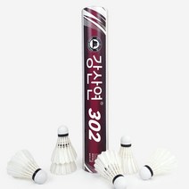 강산연 셔틀콕 302, 화이트, 12개입, 1개