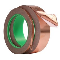 구리테이프 양면 구리 호일 테이프 순수 전도성 차폐, 10mm, [01] 20M
