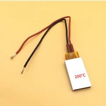 화목난로 연통 캠핑 가정용 화덕 소각로12V 70 도 ~ 200 온도 조절기 PTC 알루미늄 쉘 세라믹 히터 가열 플, 03 200 degrees