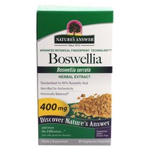 네이쳐스앤서 보스웰리아 400mg 베지테리안 캡슐 글루텐 프리 비건, 1개, 본문참고