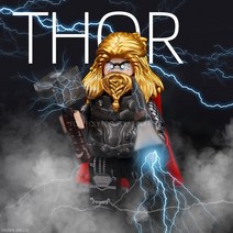 특별판 어벤져스 블럭호환 베스트 판매순위 시리즈, 제품133)토르23천둥망치버전