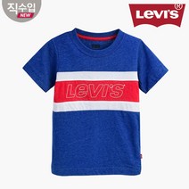 리바이스키즈 이월초초특가 칼라블록로고티셔츠 V212TS191P BL 동수원