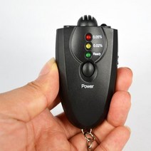 음주측정기 휴대용 알코올 경찰음주디지털 알코올 숨을 테스터 전문 분석기 음주 측정기 감지, 02 Black