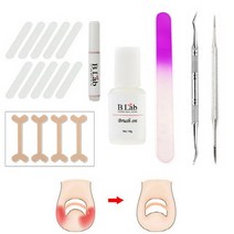 파고드는 두꺼운 내성 발톱 염증 자르기 테이프 교정기 발톱큐렛 관리 자가치료 교정 케어