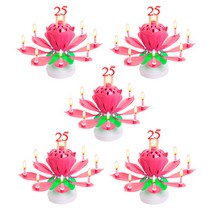 디온리원 자동 개화 연꽃초, 핑크, 5개