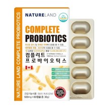 캐나다산 100억CFU 컴플리트 프로바이오틱스 500mg x 60캡슐, 60정, 1개