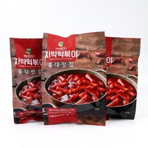 [부엉이돈가스] 홍대 맛집 자박떡볶이 500g(냉동) 3봉, 500g, 3개