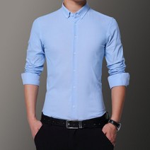 턱시도셔츠 연미복 연주복 남자의 비즈니스 솔리드 컬러 긴팔 셔츠 클래식 디자인 캐주얼 사무실 사회 정장 착용 넥오버올 품질 아빠