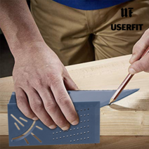 목공용 다용도 만능 직각자, 1개