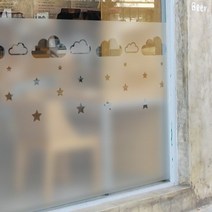 안개시트 별빛내리는 구름 90 x 45cm - 일체형