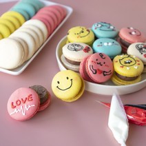 솜씨키트 노오븐 마카롱 만들기 홈베이킹 DIY 키트, 초코