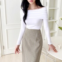 수키 오픈 숄더티셔츠 1098765