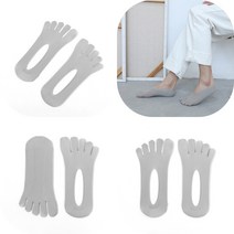 마트498 남성 발가락덧신 10켤레(그레이) 토우삭스 논슬립 땀흡수 꼬랑내양말 다한증 발가락양말 발냄새안나는 운