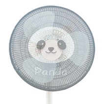 차차미 1+1 프리미업 선풍기 안전망 안전덮개, 판다 2P