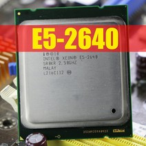 인텔 제온 프로세서 E5-2640 여섯 코어 15M 캐시/2.5/GHz/8.00 GT/s 95W LGA 2011 E5 2640 판매 2650 2660 CPU, 한개옵션0