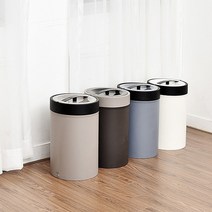 [오륜산업] 해피앤크린 휴지통 모던 푸시통 [10L], 쿨그레이