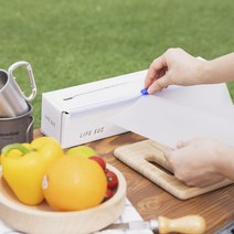 라이프썸 간편하게 잘라쓰는 위생 도마 30x800cm 슬라이드커팅 캠핑 재활용 국산 위생 롤도마 커팅도마 이지컷팅 도마 시트