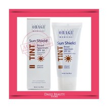 선크림 오바기 선 쉴드 넓은 스펙트럼 SPF 50 3oz 따뜻한 틴트 NEW FAST SH