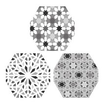 스페인 헥사곤 육각 북유럽 현관 주방 욕실 패턴 타일