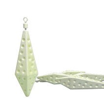 몽크로스 딤플 다이아몬드 봉돌 싱커 고리추 원투 다운샷 외수질, 4개