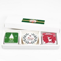 아트박스/말씀타올 휴대용 압축 핸드타올 고리수건 크리스마스 3, 옵션선택:본품