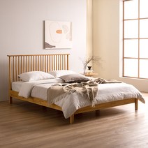 [즉시할인+할인쿠폰][스칸디아]메이 프리미엄 원목 침대(슈퍼싱글&퀸) - 매트리스 제외/포함(2Colors), 02. SS-본넬 매트리스, 내추럴