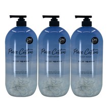 온더바디 퍼퓸바디워시 퓨어코튼향 1150ml 3개