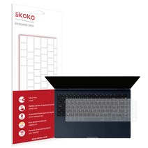 스코코 삼성 갤럭시북 프로 360 15인치 2022 키스킨 키보드 덮개 커버 + 트랙패드 필름, 단품